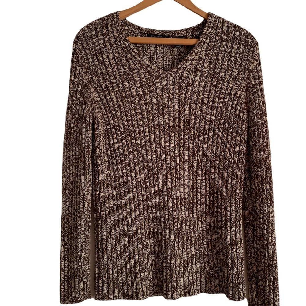 Express Light Brown Sweater Size Large